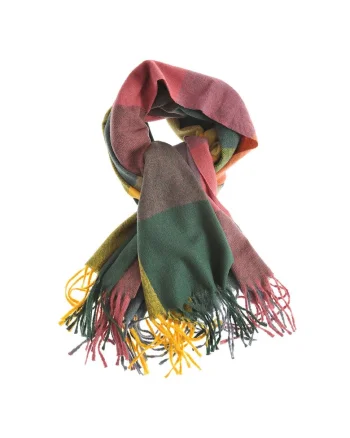 Esarfa moale multicolora pentru iarna
