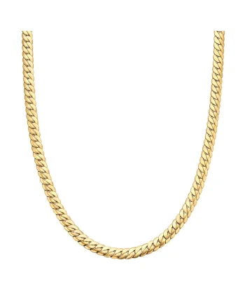 Colier placat cu aur de 14K, Auriu
