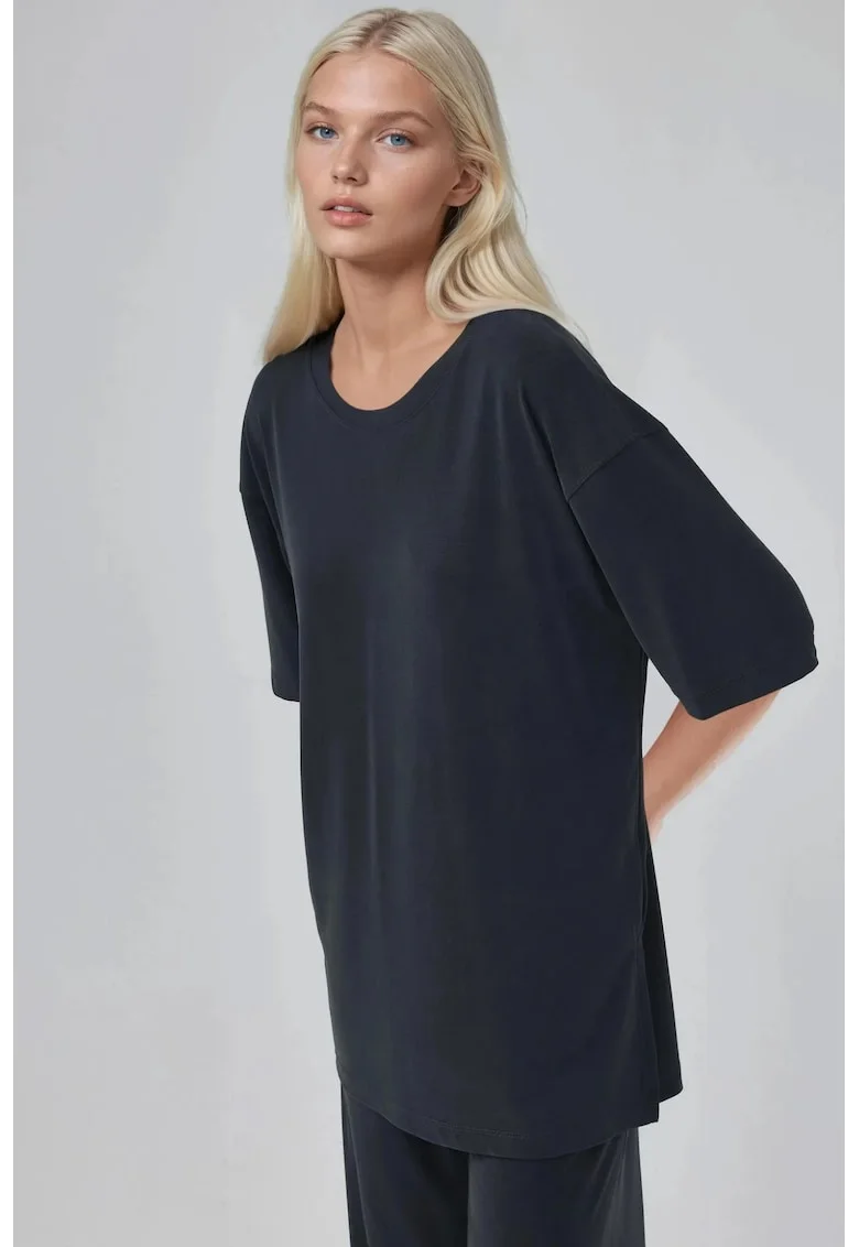 Tricou dama  gri carbune