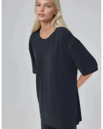 Tricou dama  gri carbune
