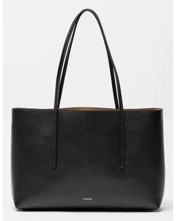 Geanta tote din piele ecologica, Negru