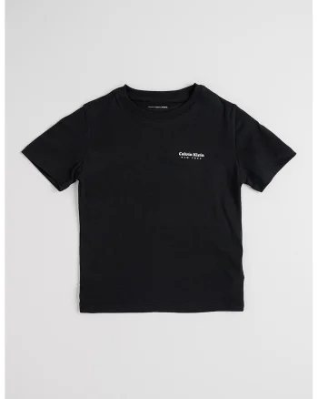 Tricou de bumbac cu logo, Negru