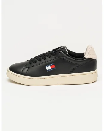 Pantofi sport din piele Archive Court, Negru