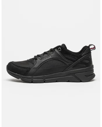Pantofi sport cu garnituri din piele Moder Comfort Run, Negru