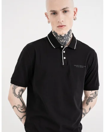 Tricou polo uni, Negru