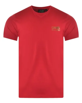 Tricou barbati,  D001063-B001, rosu, bumbac
