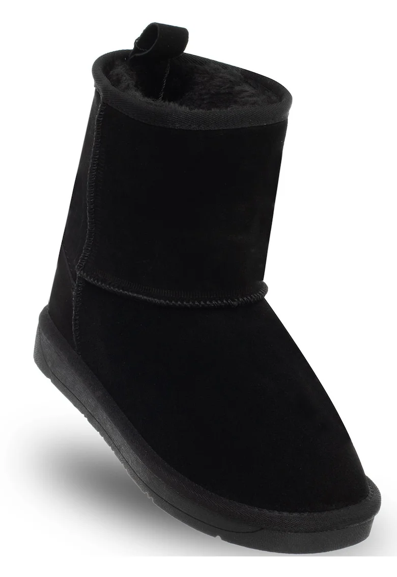 Botine dama,  piele naturala, negru
