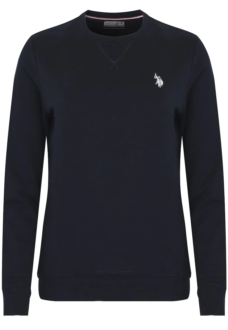 Bluza dama 387 66875 51930 179, U.S. Polo Assn, Bumbac/Elastan, Bleumarin
