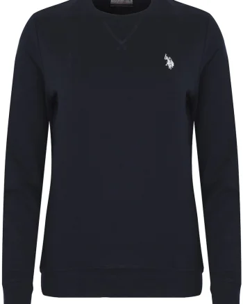 Bluza dama 387 66875 51930 179, U.S. Polo Assn, Bumbac/Elastan, Bleumarin