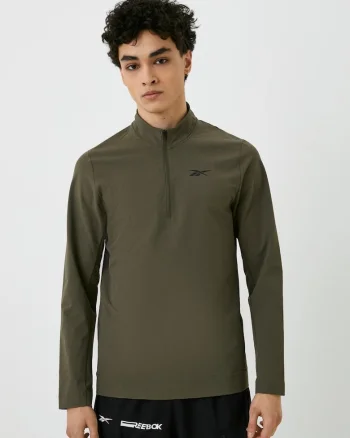 Bluza barbati H44119,  Poliamida/Poliester, Kaki