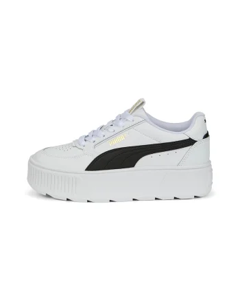 Pantofi sport flatform Karmen Rebelle, Alb/Negru