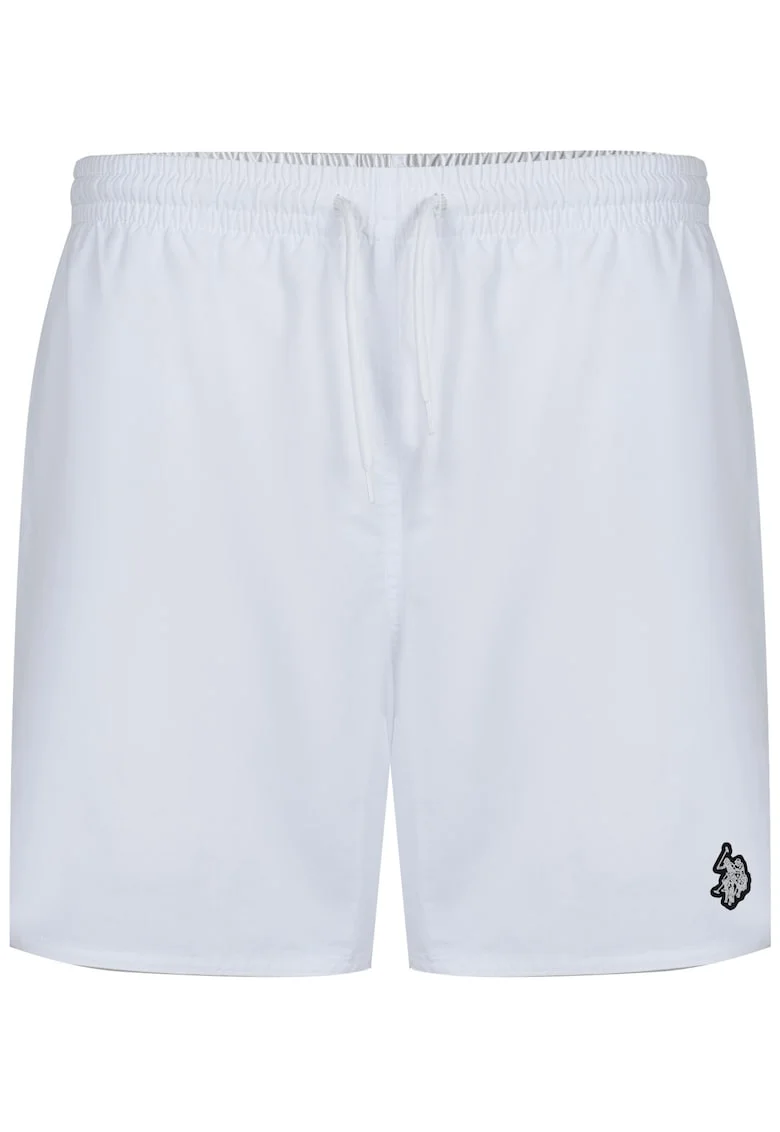 Pantaloni scurti de inot barbati,  poliester, alb
