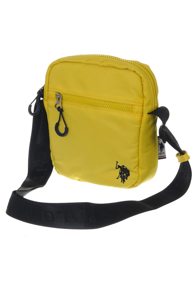 Geanta  BIGFORK SMALL, galben, 21x16x4cm, 100% nylon, cu curea reglabila