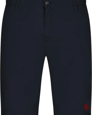 Pantaloni scurti barbati,  bumbac/elastan, bleumarin