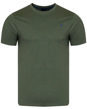 Tricou barbat, U.S. GRAND POLO, model US51601M/5611, verde (salvie), 100% bumbac