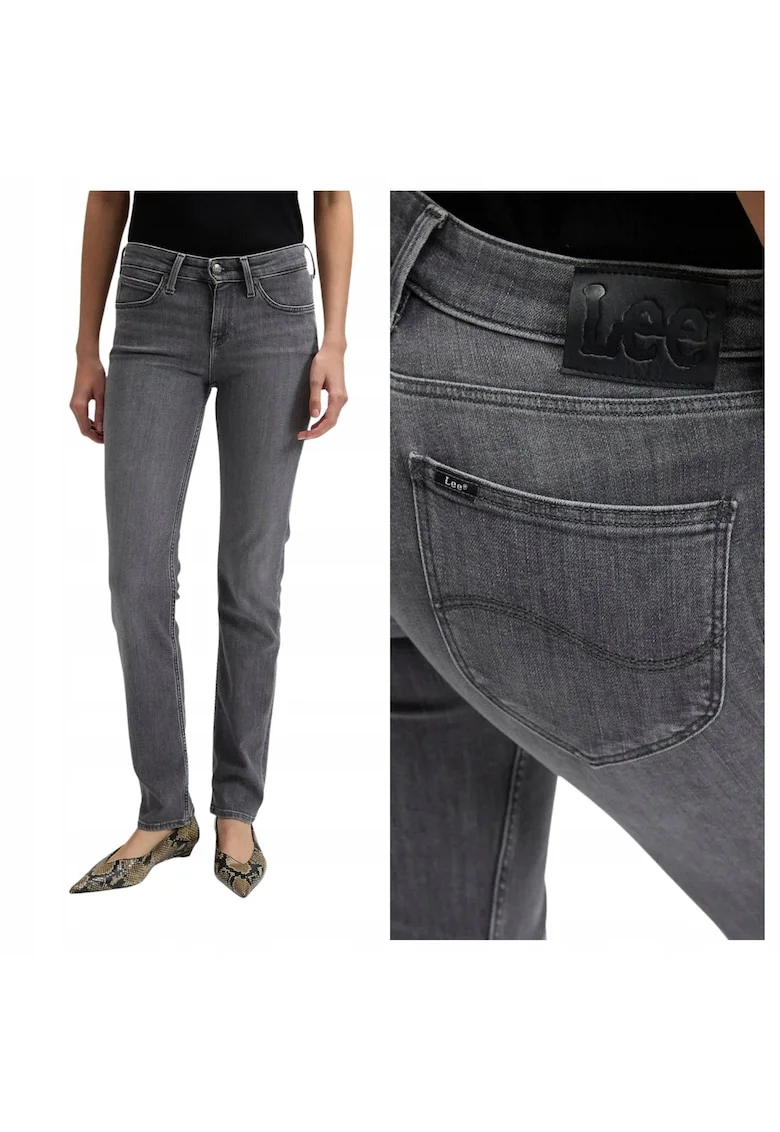 Blugi Dama,  Marion, W27-L31 US, Negru, Bumbac, Design Clasic Casual, Ideal Pentru Uz Zilnic, Material Premium Confortabil, Aspect Denim Modern, 5 Buzunare, Fermoar