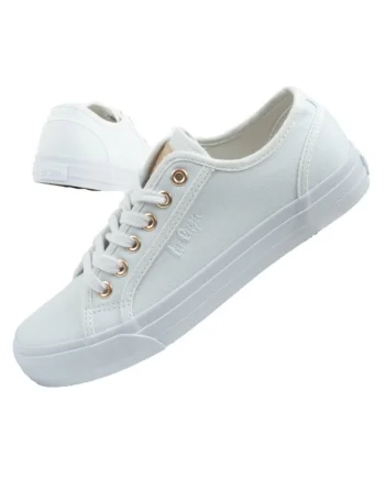 Pantofi sport pentru femei, model sneakers  [LCW-25-02-3335L], albi, Alb