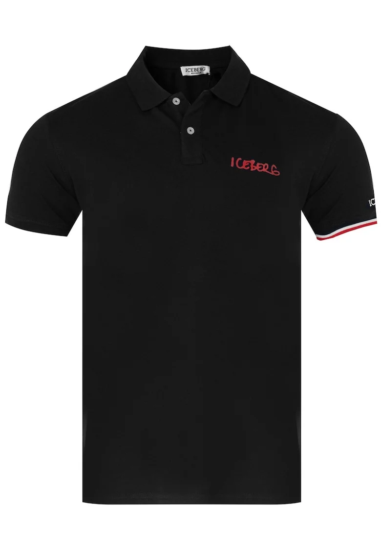 - Tricou polo ICE pentru barbati, Negru