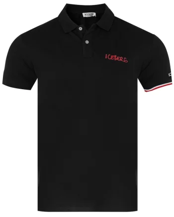 - Tricou polo ICE pentru barbati, Negru