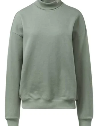 Bluza dama,  CL AE ARCHIVE FIT CREW IC0195, kaki, 100% bumbac, croiala lejera,