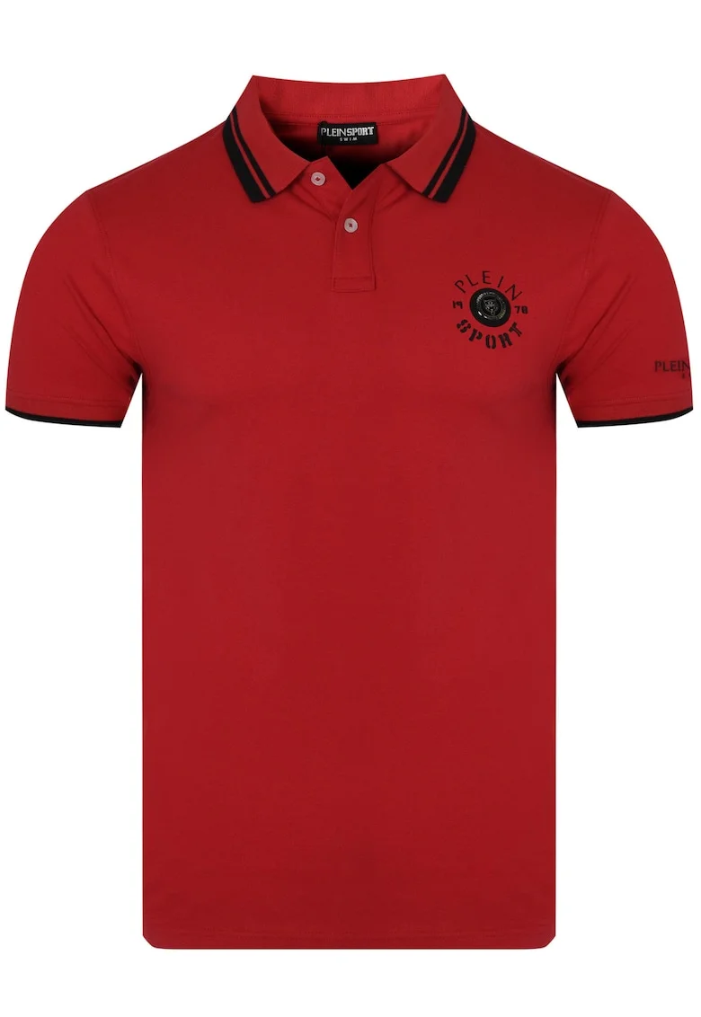 Tricou Polo Pentru Barbati,  PS25MPL02/13 RED, Design Modern Cu Logo, Confort Si Calitate, Bumbac Elastic, Rosu, Rosu