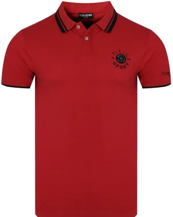Tricou Polo Pentru Barbati,  PS25MPL02/13 RED, Design Modern Cu Logo, Confort Si Calitate, Bumbac Elastic, Rosu, Rosu