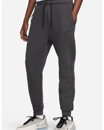 Pantaloni de trening cu buzunare cu fermoar, Gri antracit