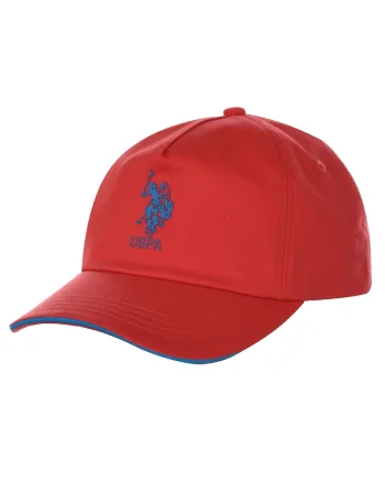 Sapca de baseball  din Bumbac cu Logo Brodat si Curea Reglabila ELIO coral