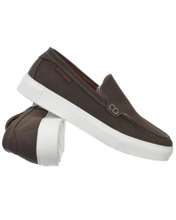 Tenisi barbati,  Panarea SD, gri-maro, material textil si sintetic