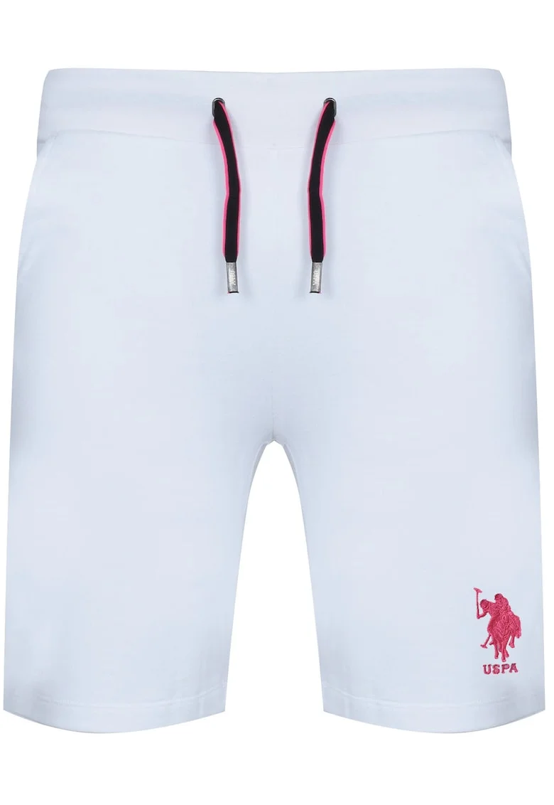 Pantaloni scurti barbati,  alb