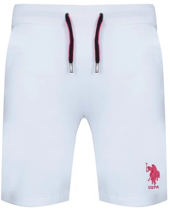 Pantaloni scurti barbati,  alb