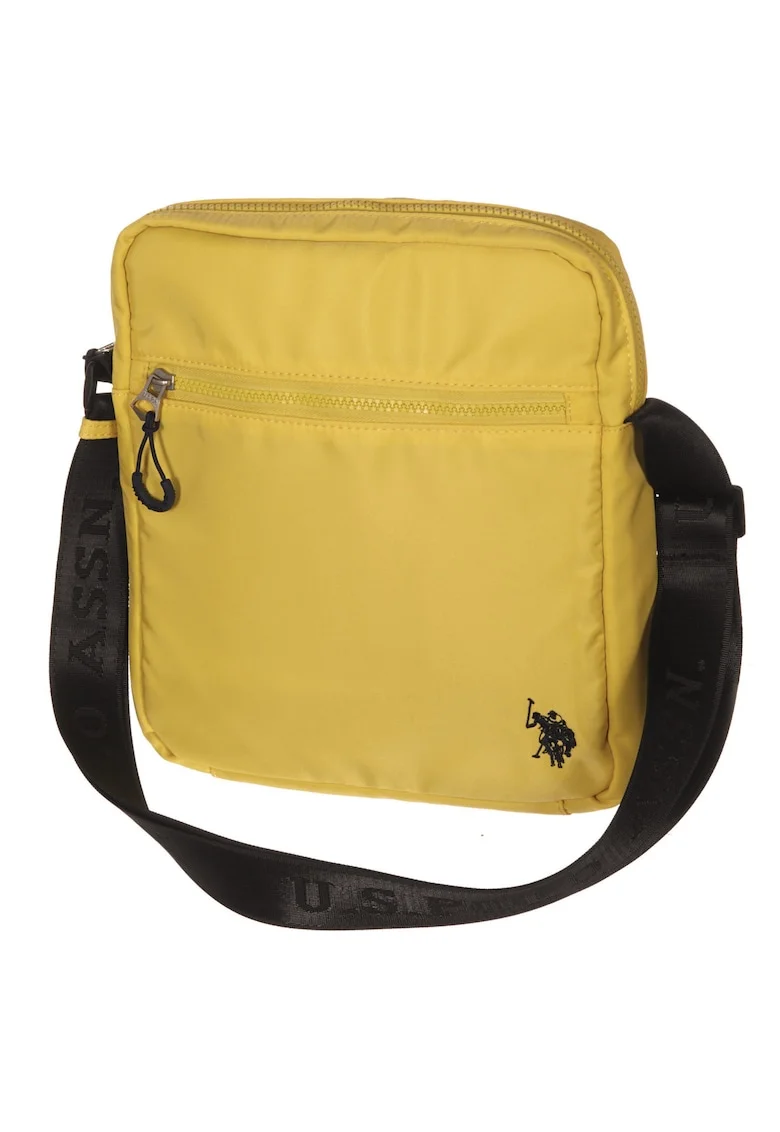 Geanta  BIGFORK MEDIUM, galben, 27x24x4,5cm, material nylon, cu curea reglabila