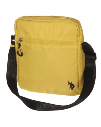 Geanta  BIGFORK MEDIUM, galben, 27x24x4,5cm, material nylon, cu curea reglabila