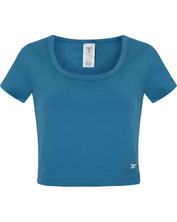 Tricou Dama,  CL WDE Jersey Top IC0120, Croi Lejer, Confortabil Si Usor, Ideal Pentru Uz Zilnic Si Activitati Fizice, Material Respirabil, 93% Bumbac, 7% Elastan, Elastic Si Se Potriveste Pe Silueta, M, Albastru