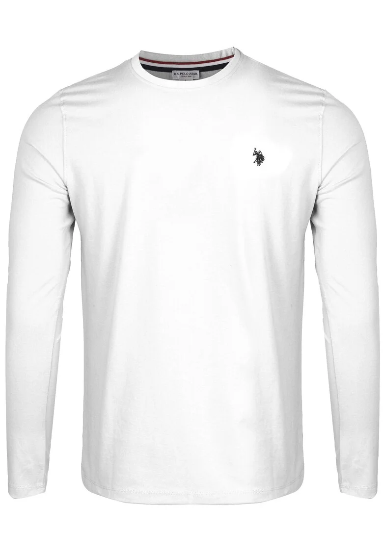 Tricou barbati,  WILL, guler crosetat, alb, bumbac
