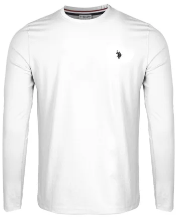 Tricou barbati,  WILL, guler crosetat, alb, bumbac