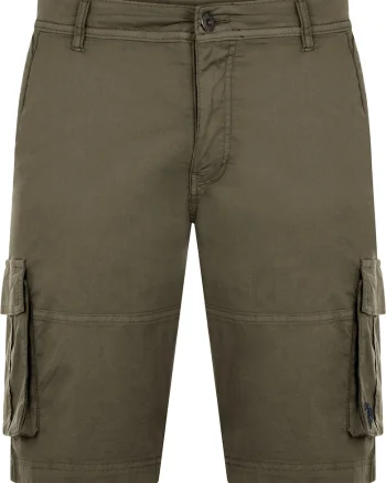 Pantaloni scurti barbati  bumbac/elastan, Kaki