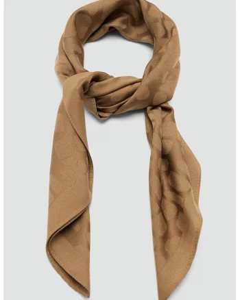Esarfa din jacquard, Maro scortisoara