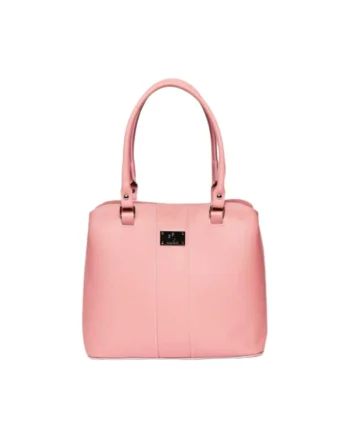 Geanta dama piele,  Gerda, roz, 32x16x20 cm