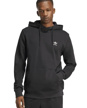Hanorac de bumbac cu imprimeu logo, Negru