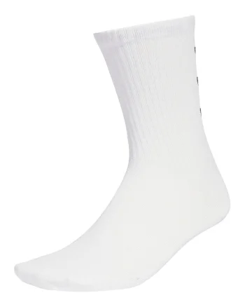 Set de se sosete lungi unisex cu logo - 3 perechi, Alb