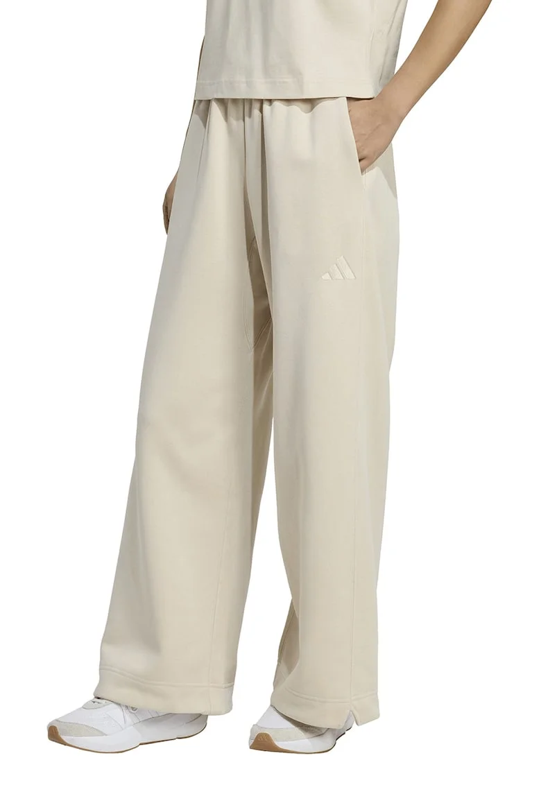 Pantaloni de trening cu croiala ampla ALL SZN, Crem