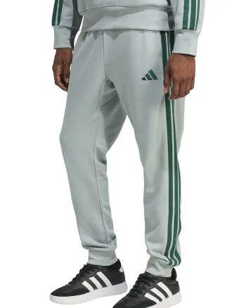 Pantaloni de trening cu logo si snur, Verde pal