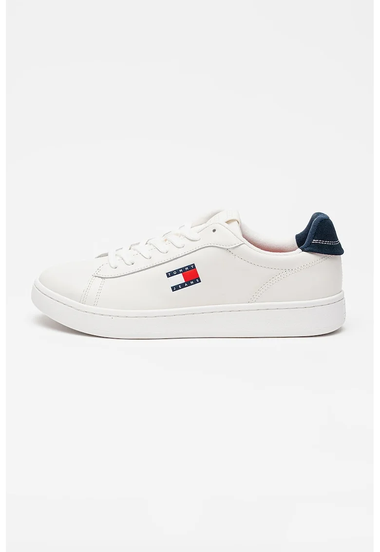 Pantofi sport din piele cu imprimeu logo lateral Archive '98, Rosu/Alb optic/Bleumarin