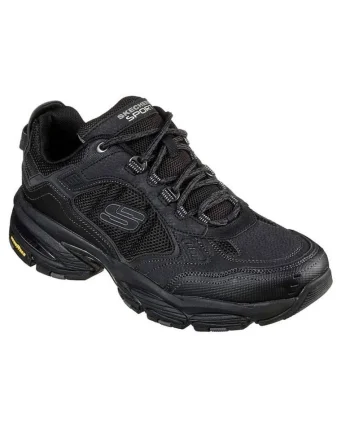 Pantofi sport de piele si plasa Vigor 3.0, Negru