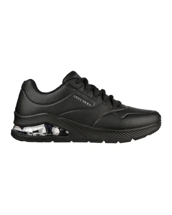 Pantofi sport de piele ecologica UNO 2-Air Around, Black Onyx