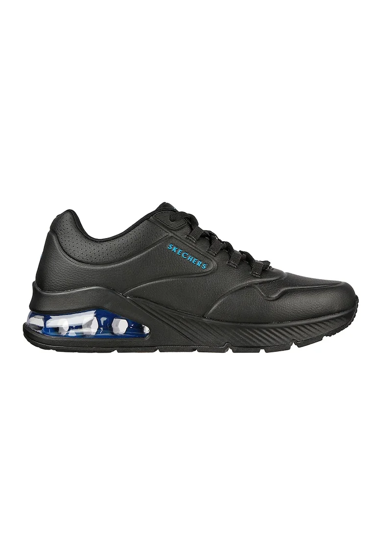 Pantofi sport de piele ecologica UNO 2-Air Around, Negru/Albastru