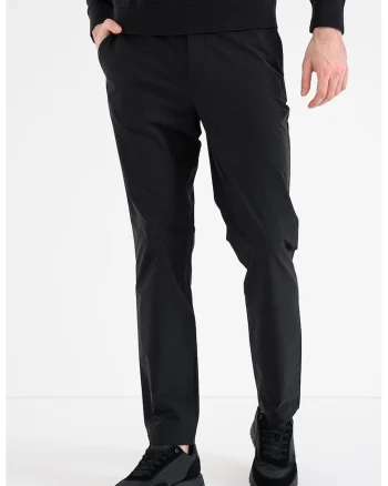 Pantaloni chino slim-fit, Negru