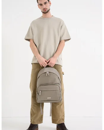 Tricou lejer din amestec de modal, Bej inchis