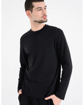 Bluza uni din bumbac, Negru